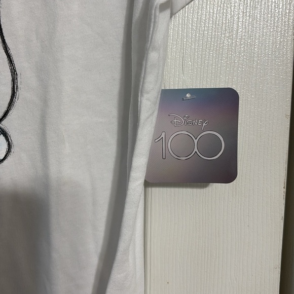 Disney 100 Mickey Mouse Short Sleeve White T-Shirt Size M - Picture 5 of 7